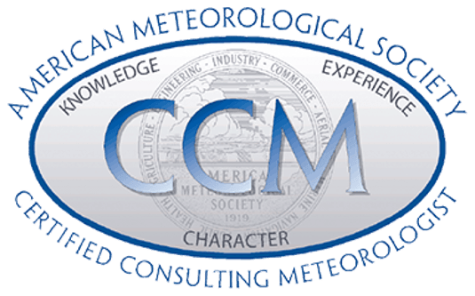 American Meteorological Society Certified Consulting Meteorologist logo